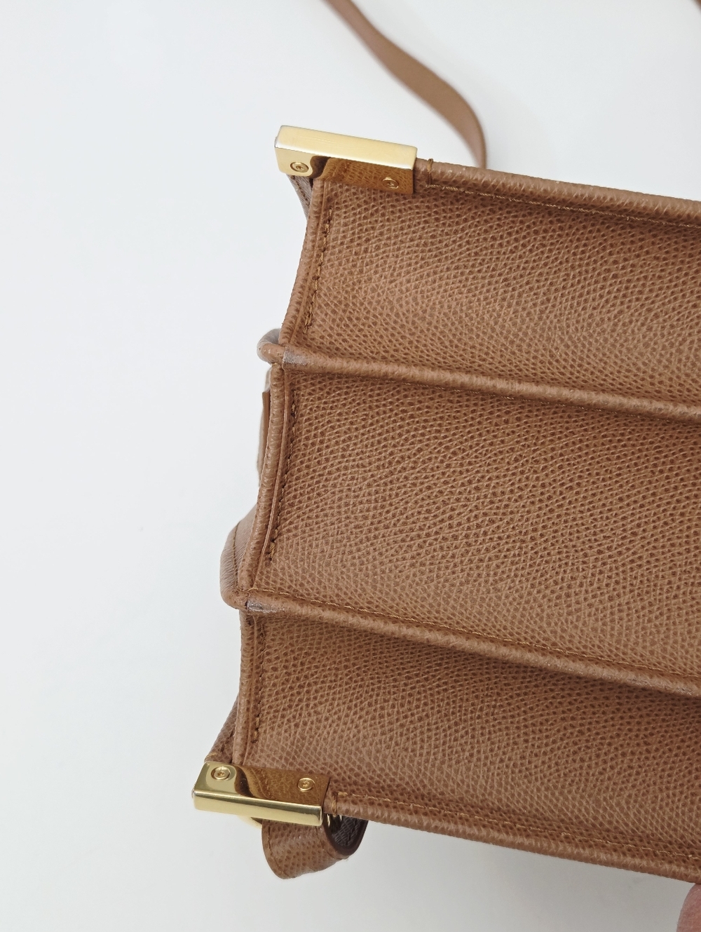 SENREVE ARMONICA CONVERTIBLE BAG - CHESTNUT PEBBLED LEATHER - Picture 10 of 11